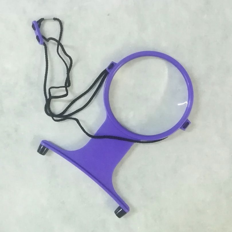 Hands Free Magnifying Glass for Sewing | Around the Neck Magnifier | Magnifying Glass with Cord