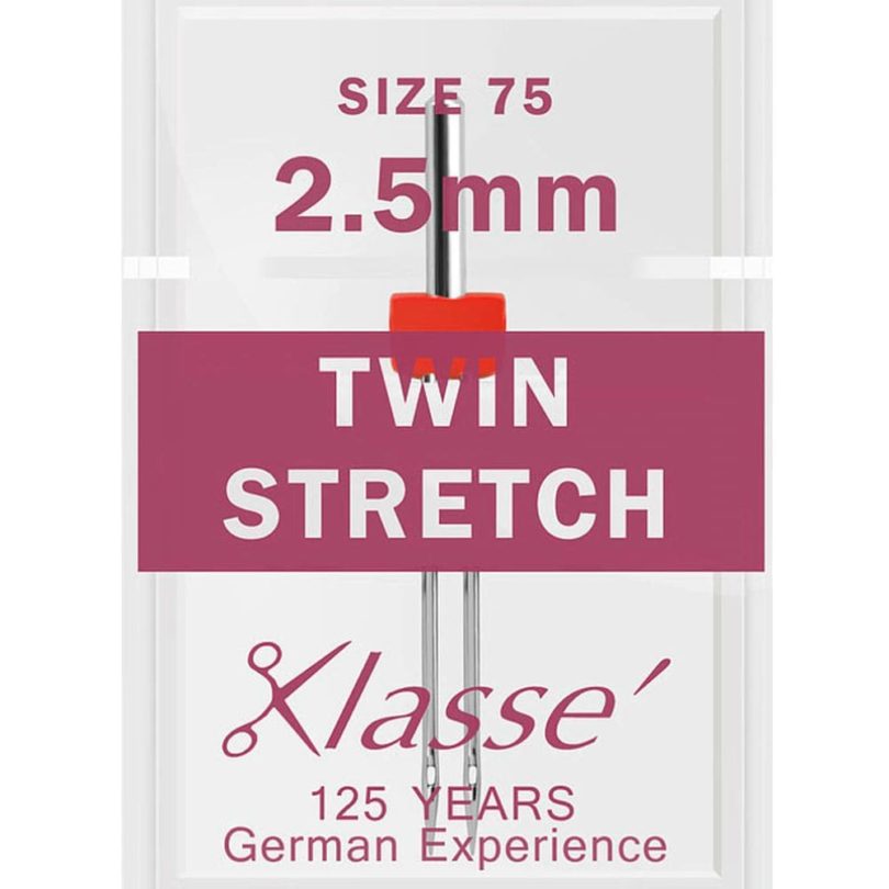 Klasse Twin Stretch Needles 75 2.5mm