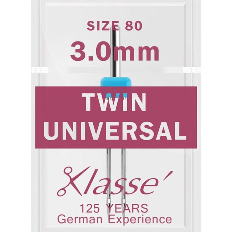 Klasse Twin Universal Needles - 80/3mm