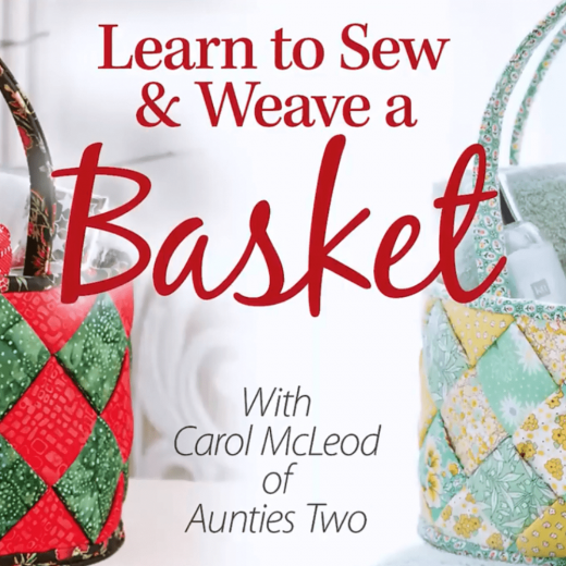 How to Sew & Weave a Fabric Basket
