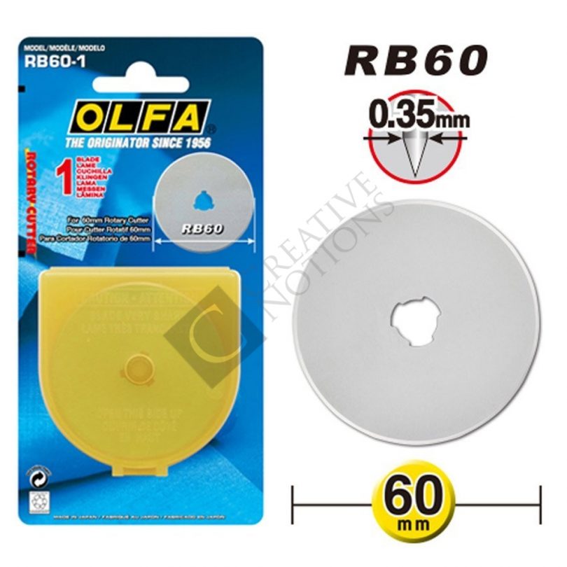 Rotary Cutter Blade - Olfa RB60